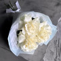 Букет из 3 белых французских роз — вид 4